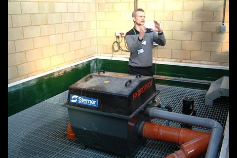 Adrian Love, fishery studies lecturer, Sparsholt College